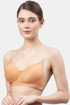 PrettyCat Non-Wired Medium Coverage T-Shirt Bra - Skin White — thumbnail 3